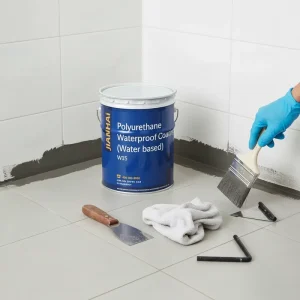 CE Approved W 15 Waterborne Polyurethane Paint for Bathroom Wall Floor Anti leak Treatment Waterproof Coating