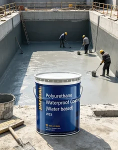 CE Certified One Component Waterborne Polyurethane Waterproof Sealant Coating for Swimming Pool Wall Water Tank Reservoir High