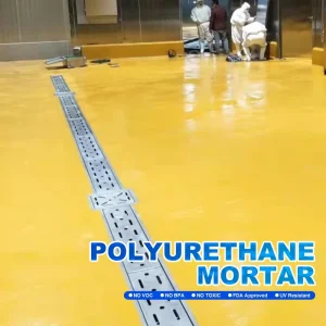 CNMI Anti Acid Alkali Polyurethane Mortar Floor High Temperature Resistant Industrial Resin Floor Coating