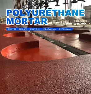 CNMI Anti Corrosion Polyurethane Mortar Resin Floor for Chemical Factory Workshop
