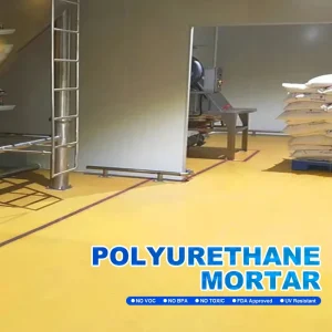 CNMI High Strength Polyurethane Mortar Floor Anti Slip Chemical Resistant Industrial Resin Floor for Food Factory Workshop