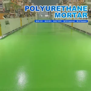 CNMI Industrial Polyurethane Mortar Floor Heavy Duty Anti Corrosion Epoxy Resin Floor Construction Material
