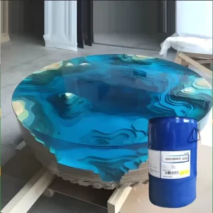 Chemical Resistance Semi Solid Phenolic Novolac Epoxy Resin NPPN 638S for Wood River Table