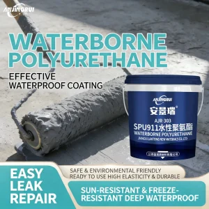 China Top Quality Water based Polyurethane Waterproof Coating for Concrete Roof Wall Polyurethane PU Roof Coating Leak Repair