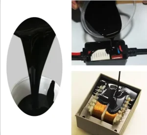 Circuit Board Potting Silicone Rubber Electronic Component Potting Material Black White Gray Color Available
