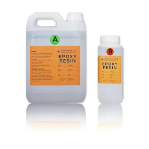 Clear Crystal Eco-friendly Double Component Epoxy Resin Kit for DIY Craft Countertop Table Top 3D Floor Coating Non Toxic