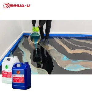 Clear Crystal Epoxy Resin for 3D Metallic Epoxy Floor Coating