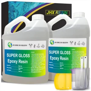 Clear Epoxy Resin 2 Gallon Kit 2 Part Resin Kit for Table Top & Molds Art DIY Projects Jewelry Casting & Tumblers