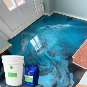 Clear Epoxy Resin Art Casting Floor Art Casting Epoxy Floor Garage Outdoor Floor Resina Epoxi Suelo
