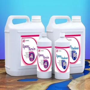 Clear Epoxy Resin UV Resistant Low Viscosity Quick Cure Resin (24Hrs) for Coatings and Small Castings Single Pour Depth 25mm