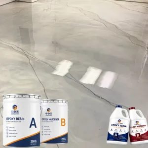 Clear Hard Resina Epoxica 3D Art Epoxy Floor Coating for Metallic Home Floors