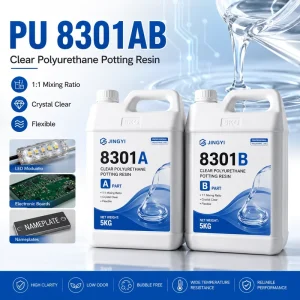 Clear Polyurethane Potting Resin PU Encapsulation Resin 1 1 Flexible Potting Compound for LED PCB Electronics