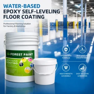 Coating&paint Waterborne Waterproof Paint Water based Resin Self leveling Resina Epoxi Coating Paint Epoxy Floor Coating