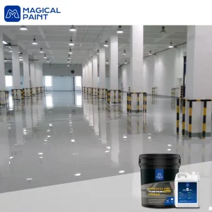 Concrete Waterproof Acid Resistant Non Slip Wear Resistant Two Component Water Based Epoxy Resin Food Grade Industrial Use Floor