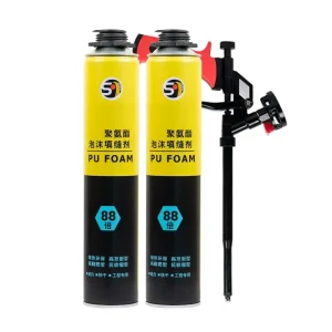 Construction Sealant General Purpose Expanding Pu Foam Spray Pu Polyurethane Foam Sponge