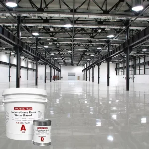 Corrosion Resistant High Hardness Polyurethane Flooring Paint Waterproof PU Resin Clear Top Coat Water Paint