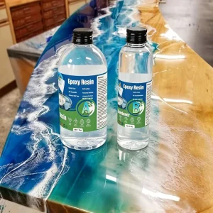 Craft Resin Epoxy Resin for Crystal Clear Hardener for DIY Art Mold Casting Jewelry Making Coasters Table Top Countertop Coating