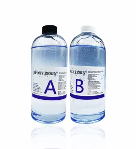 Crystal 2 Part 1:1 Epoxy Resin Doming High Gloss Resin for Jewelry Making and Woodworking