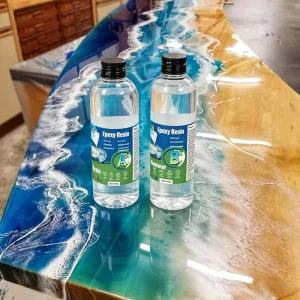 Crystal AB Glue Epoxy Resin A and B Clear Liquid Resina Epoxica Resina Epoxi Epoxy Resin and Hardener Wood Table Artware