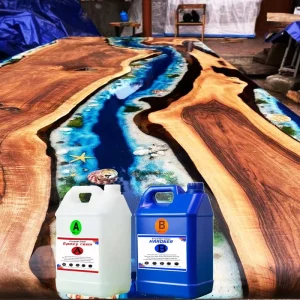 Crystal Clear Deep Casting Epoxy Resin for River Table