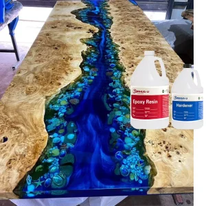 Crystal Clear Deep Casting Resin Wood Transparent Resin Epoxy Table
