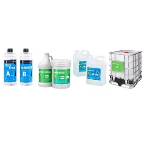 Crystal Clear Double Component Deep Pouring Art Epoxy Pouring Resin 1 Gallon River Table Kit Construction Packing