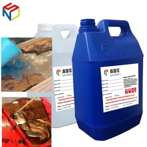 Crystal Clear Double Components Epoxy Adhesive Resin Hardener 3 1 Ratio for Wood River Table Deep Pour & Casting