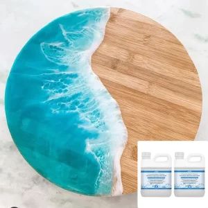 Crystal Clear Epoxy Resin Kit for Woodworking Casting and Coating for Jewelry DIY Tumbler Crafts Art Painting