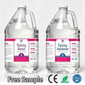 Crystal Clear Epoxy Resin Liquid Glue Anti-yellowing High Transparency Bubble Free Craft Jewelry Resin Kit for DIY Art Handmade