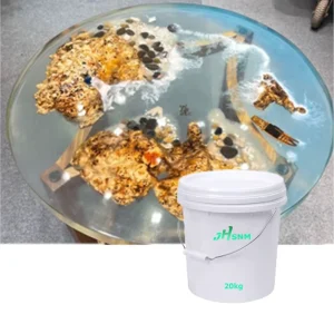 Crystal Clear Epoxy Resin Silicone Mold Liquid Adhesive and Hardener for Woodworking and Packing