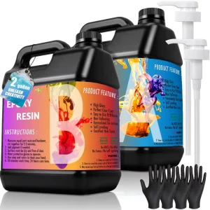 Crystal Clear Epoxy Resin and Hardener Kit Art Resin for Art Crafts Jewelry Making Wood & Resin Molds Resina Epoxica a Y B