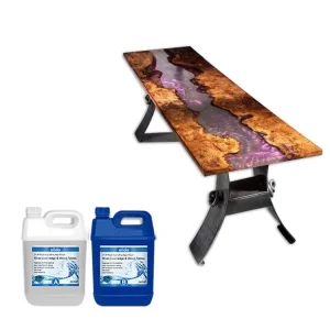 Crystal Clear Epoxy Resin for Woodworking for Art Resin Casting Tabletop Live Ed Tables and Jewelry Bar Top Curing