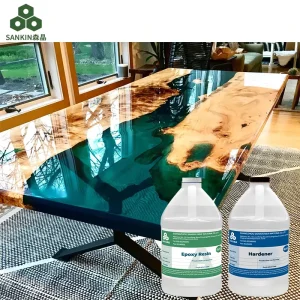 Crystal Clear Resin Epoxy Transparent Resina Epoxica A Y B Kit Liquid Epoxy Resin and Hardener for Crafts Wood Tables Flowers