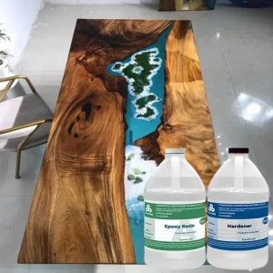 Crystal Clear Resina Epoxica a Y B Liquid Epoxy Resin a and B Gallon Transparent Epoxy Resin and Hardener for Crafts Wood Tables