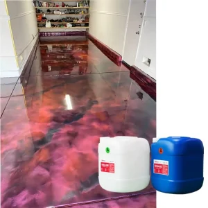 Crystal Epoxy Resin 3:1/2:1 Floor Epoxy Crafts Epoxy Resin for Metallic Flooring Painting