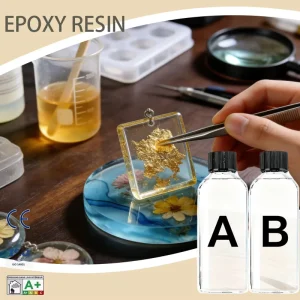 Crystal clear Epoxy Resin for Beginners Kit Crystal Clear Casting and Coating Epoxy Resin for Jewelry Making Art Craft