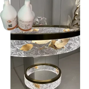 Crystal clear Liquid Epoxy Resin for Accessories Crafts 1:1 Clear Epoxy Resin