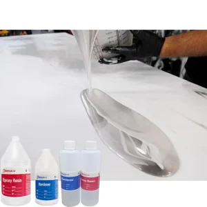 Crystals Epoxy Resin Painting with Acrylic Paint for Colorful Table Stone Coat Countertops