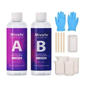 Custom 16oz 8oz Art Resin Crystal Clear Casting Epoxy Resin Kit for Resin Art DIY Jewelry Making Kit