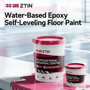 Customizable Color High Thickness High Air Tightness Super Wear Resistant Water Based Epoxy Resin Self Leveling Floor Paint