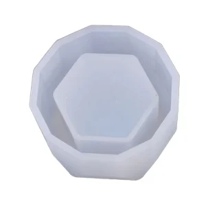 水晶环氧树脂模具六角杯铸造硅胶模具工艺制作工具干花树脂装饰DIY手工工艺品