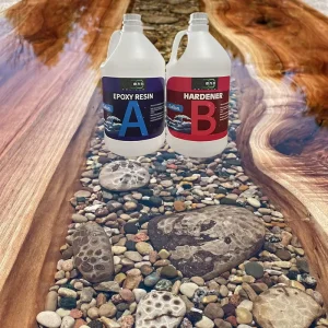DLD 1 Easy Mix 2:1 Resin Epoxy Kit Crystal Clear Casting Coating 1/2 1 Gallon Beginners Woodworking Construction Hardner Made
