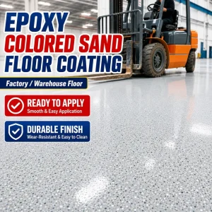 Decorative Colored Epoxy Resin Granite Flake Epoxy Floor Paint Ready to Use Marble Floor Coating