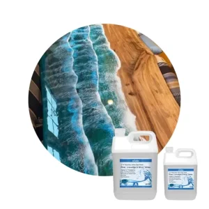 Deep Pour Epoxy Resin Crystal Clear Epoxy Resin for 2 4″ Pour Depths High Gloss Bubble Free Casting Resin for River Tables