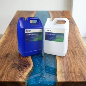 Deep Pour Epoxy Resin Kit 2 1 2 4 Inch Pour Depths Bubble Free Crystal Clear Resin for Woodworking Packing Construction