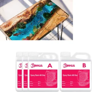 Deep Pour Epoxy Resin Liquid Glass 2 4 Inch Super Clear Amazing Flow Casting Resin High Temp Heat UV Resistant Food Safe Epoxy