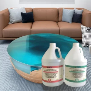 Deep Pour Epoxy Resin Liquid Glass 2-4 Inch Super Clear Casting Resin High Temp Heat UV Resistant Food Safe Epoxy