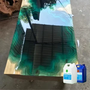 Deep Pour Epoxy Resin and Hardener Casting Kit for Woodworking Table Top Crystal Clear