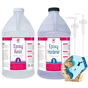 Diy Epoxy Resin Kits for Beginners Art Craft Woodwork No Bubble Resin Arts Kit Non-Toxic Casting Resin UV Resistant