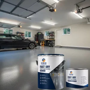 Durable Waterproof Self Leveling Epoxy Floor Coating and Epoxy Floor Paint for Basement Kitchen Laundry Room Concrete Coating